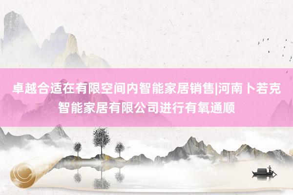 卓越合适在有限空间内智能家居销售|河南卜若克智能家居有限公司进行有氧通顺